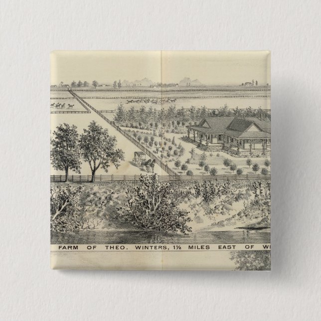 Chapa Cuadrada T. Granja de inviernos (Anverso)