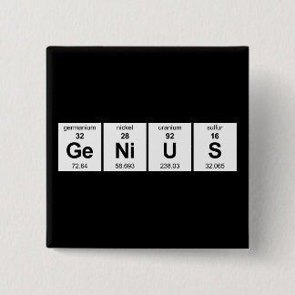 Chapa Cuadrada Tabla periódica de GeNiUS