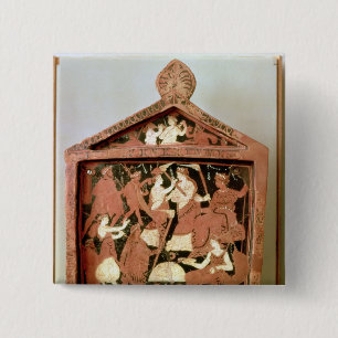 Chapa Cuadrada Tableta votiva del ático