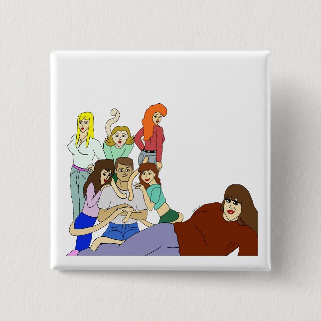 Chapa Cuadrada Tail harem (Anverso)