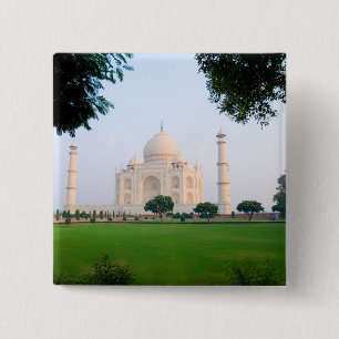 Chapa Cuadrada Taj Mahal al amanecer una de las maravillas del