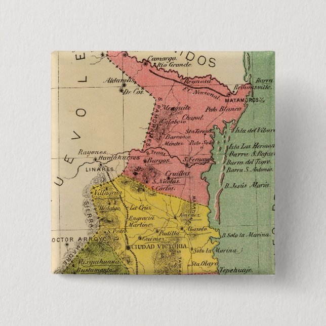 Chapa Cuadrada Tamaulipas, México (Anverso)