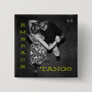 Chapa Cuadrada Tango del abrazo