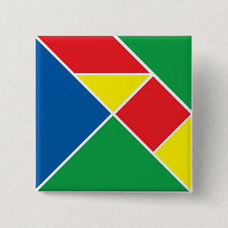 Chapa Cuadrada Tangram Button