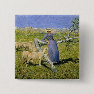 Chapa Cuadrada Tarde en las montañas, 1892 (aceite en lona)