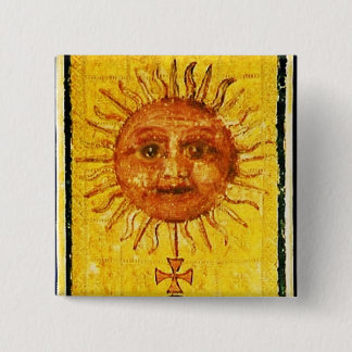 CHAPA CUADRADA TAROTES DE RENACIMIENTO ANTIGUO / SOL