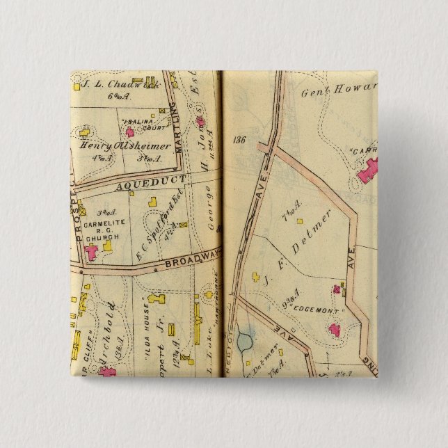 Chapa Cuadrada Tarrytown, Nueva York 3 (Anverso)