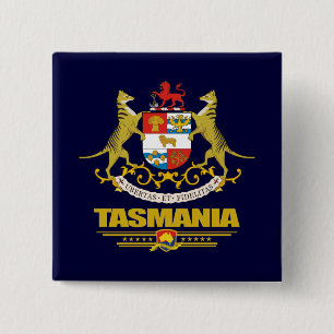 Chapa Cuadrada Tasmania COA