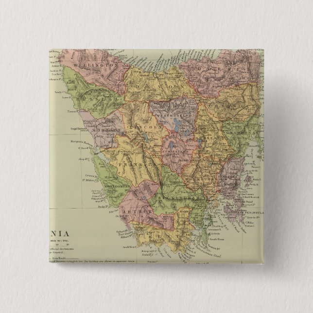 Chapa Cuadrada Tasmania, Fiji (Anverso)