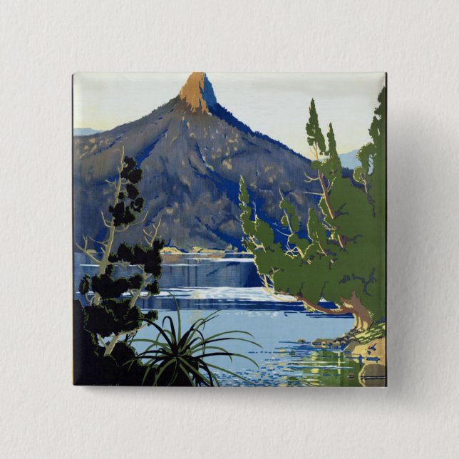 Chapa Cuadrada Tasmania ~ Suiza del Sur (Anverso)