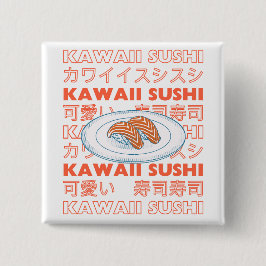 Chapa Cuadrada Taste of Japan Text & Sushi