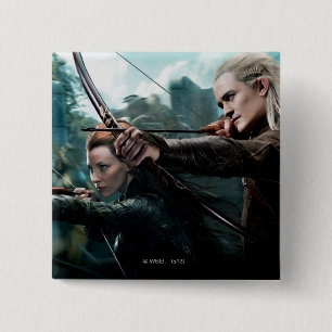 Chapa Cuadrada TAURIEL™ and LEGOLAS GREENLEAF™ Movie Poster