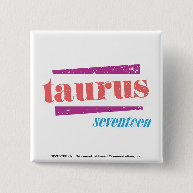 Chapa Cuadrada Taurus LtPink (Anverso)