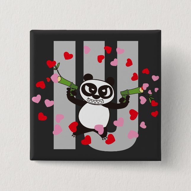 Chapa Cuadrada Te Amo Mucho (Anverso)