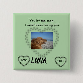 Chapa Cuadrada Te fuiste muy pronto - Lime Green Tributo