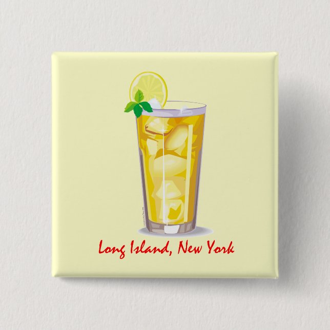 Chapa Cuadrada Té helado de Long Island (Anverso)