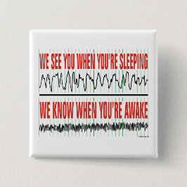 Chapa Cuadrada Te vemos cuando estás durmiendo