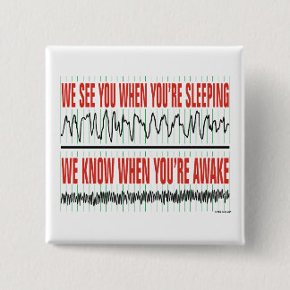 Chapa Cuadrada Te vemos cuando estás durmiendo