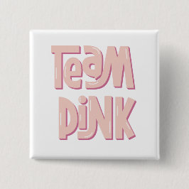 Chapa Cuadrada Team Girl Button