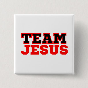 Chapa Cuadrada Team Jesus Christian Faith