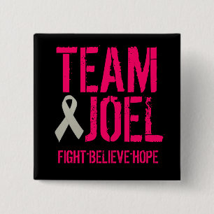 CHAPA CUADRADA TEAM JOEL BUTTON