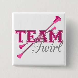Chapa Cuadrada Team Twirl Baton