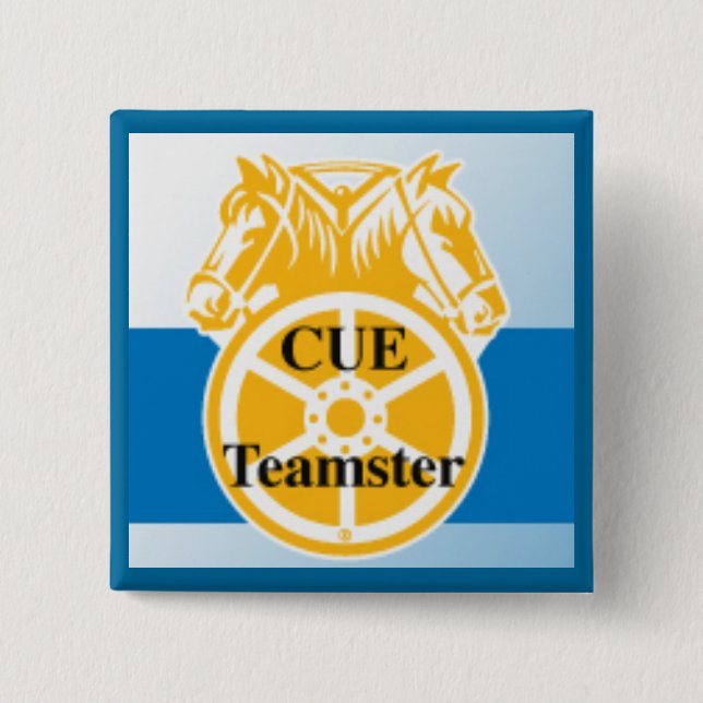 Chapa Cuadrada Teamster de la SEÑAL (Anverso)