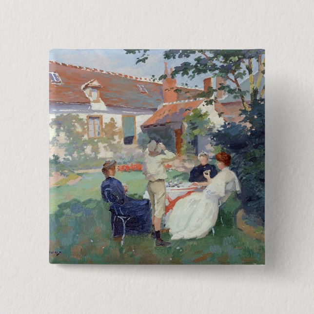 Chapa Cuadrada Teatime (Anverso)