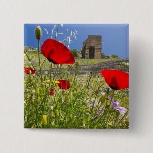 Chapa Cuadrada Teatro antiguo de la Acrópolis de Pergamón