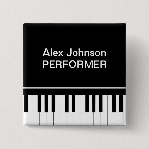 Chapa Cuadrada Teclado de piano
