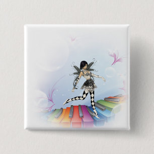 Chapa Cuadrada Teclado musical Faerie Vignette