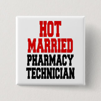 Chapa Cuadrada Técnico de Farmacia Casado Caliente