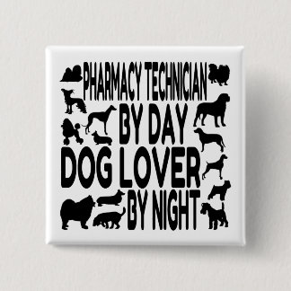 Chapa Cuadrada Técnico de Farmacia de Dog Lover