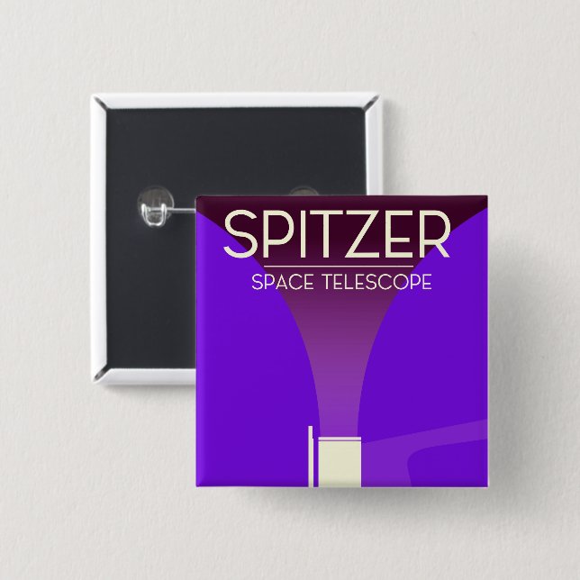 Chapa Cuadrada Telescopio espacial Spitzer (Anverso y reverso)