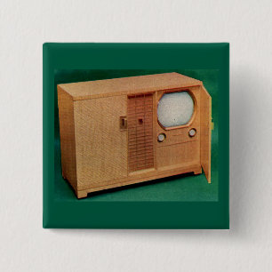 Chapa Cuadrada televisor de pantalla plana de 1951, número 2 de l