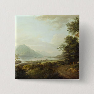 Chapa Cuadrada Temor del lago, Argyllshire, c.1780-1800 (aceite