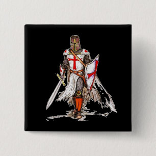 Chapa Cuadrada Templar Knight
