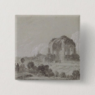 Chapa Cuadrada Templo de Minerva Medici, Roma, 1754 (dibujo y