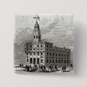 Chapa Cuadrada Templo mormón en Salt Lake, 1854