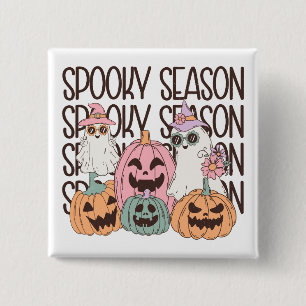 Chapa Cuadrada Temporada de Halloween Spooky