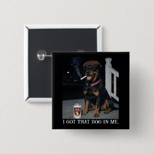 Chapa Cuadrada Tengo Ese Perro Dentro De Mí, Divertido Meme De Do