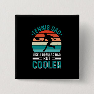 Chapa Cuadrada Tennis Dad Retro Sunset