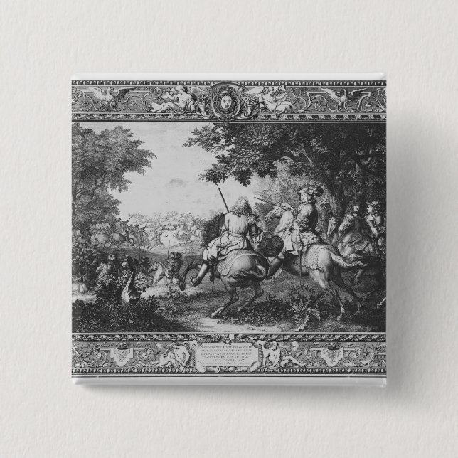 Chapa Cuadrada Tenture 'Histoire du Roi' (Anverso)