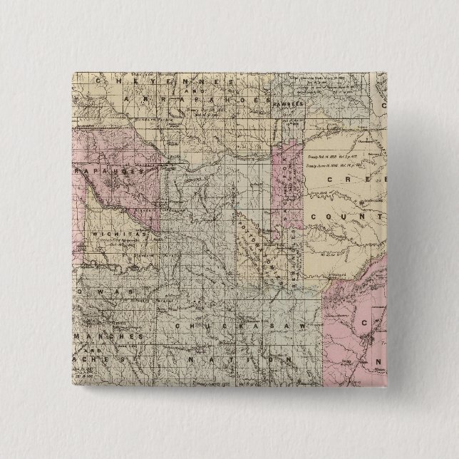 Chapa Cuadrada Término indio (Anverso)