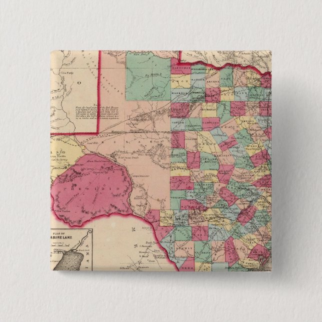 Chapa Cuadrada Texas 10 (Anverso)