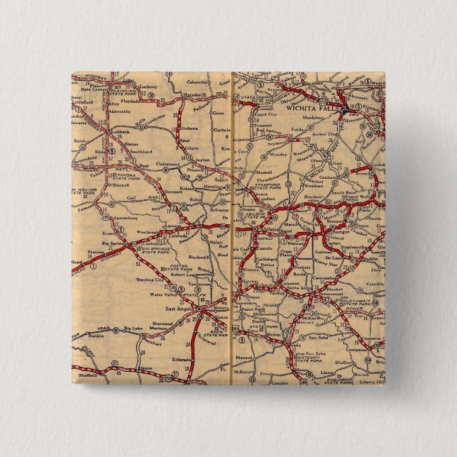 Chapa Cuadrada Texas 11 (Anverso)