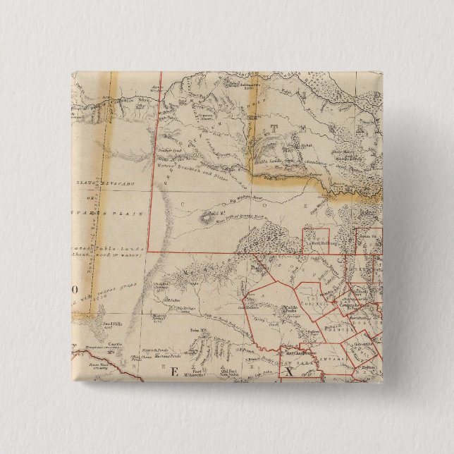 Chapa Cuadrada Texas 4 (Anverso)