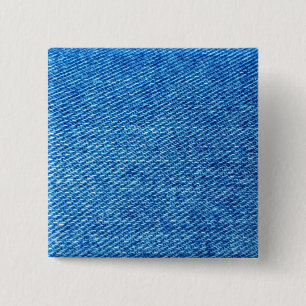 Chapa Cuadrada Textura de Denim Azul