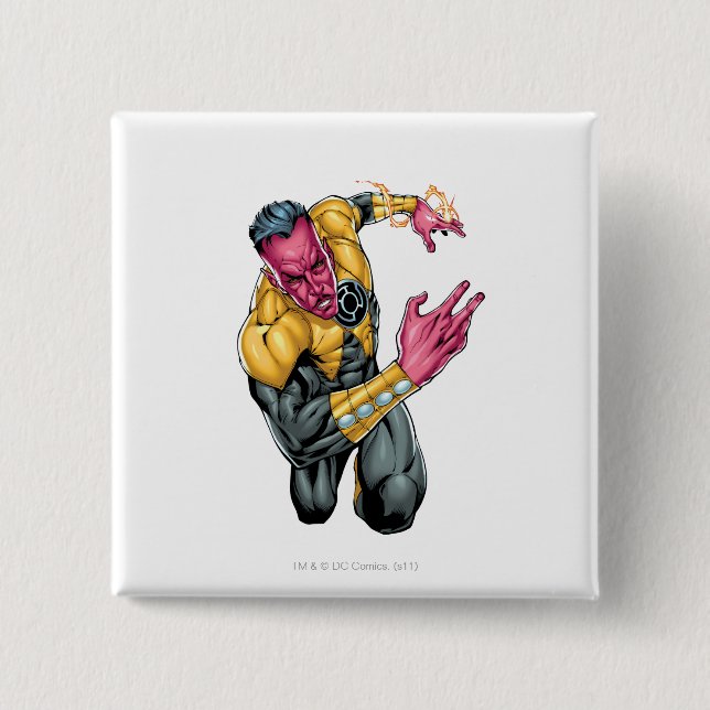 Chapa Cuadrada Thaal Sinestro 8 (Anverso)