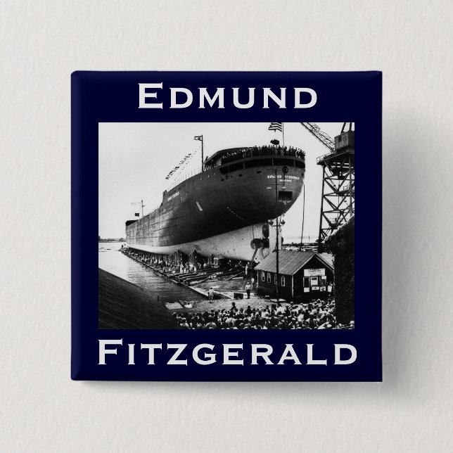 Chapa Cuadrada The Edmund Fitzgerald (Anverso)